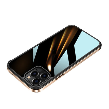 SULADA Stoßfester Luftfahrt-Aluminium-Metallrahmen + Nano-Glas + TPU-Schutzhülle, für iPhone 12 Pro, für iPhone 12 Pro Max, für iPhone XS / X, für iPhone XR, für iPhone XS Max