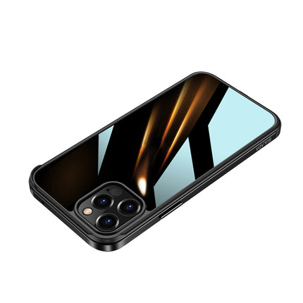 SULADA Stoßfester Luftfahrt-Aluminium-Metallrahmen + Nano-Glas + TPU-Schutzhülle, für iPhone 12 Pro, für iPhone 12 Pro Max, für iPhone XS / X, für iPhone XR, für iPhone XS Max