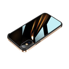 SULADA Shockproof Aviation Aluminum Metal Frame + Nano Glass + TPU Protective Case, For iPhone 12 Pro, For iPhone 12 Pro Max, For iPhone XS / X, For iPhone XR, For iPhone XS Max