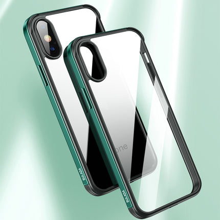 SULADA Shockproof Aviation Aluminum Metal Frame + Nano Glass + TPU Protective Case, For iPhone XR, For iPhone XS Max