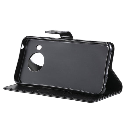 Tree & Cat Pattern Pressed Printing Horizontal Flip PU Leather Case with Holder & Card Slots & Wallet & Lanyard, For Nokia X10, For Nokia 5.3