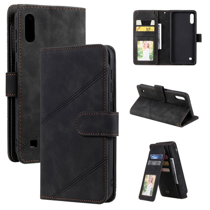 Skin Feel Business Horizontal Flip PU Leather Case with Holder & Multi-Card Slots & Wallet & Lanyard & Photo Frame, For Samsung Galaxy A10 / M10, For Samsung Galaxy A20 / A30, For Samsung Galaxy A32 4G, For Samsung Galaxy A50