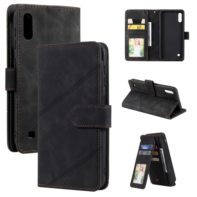 Skin Feel Business Horizontal Flip PU Leather Case with Holder & Multi-Card Slots & Wallet & Lanyard & Photo Frame, For Samsung Galaxy A10 / M10, For Samsung Galaxy A20 / A30, For Samsung Galaxy A32 4G, For Samsung Galaxy A50