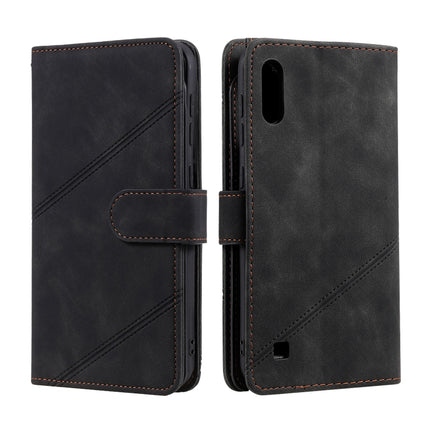 Skin Feel Business Horizontal Flip PU Leather Case with Holder & Multi-Card Slots & Wallet & Lanyard & Photo Frame, For Samsung Galaxy A10 / M10, For Samsung Galaxy A20 / A30, For Samsung Galaxy A32 4G, For Samsung Galaxy A50