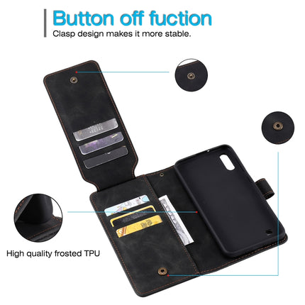 Skin Feel Business Horizontal Flip PU Leather Case with Holder & Multi-Card Slots & Wallet & Lanyard & Photo Frame, For Samsung Galaxy A10 / M10, For Samsung Galaxy A20 / A30, For Samsung Galaxy A32 4G, For Samsung Galaxy A50