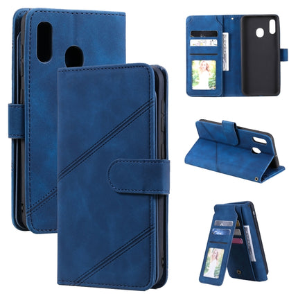 Skin Feel Business Horizontal Flip PU Leather Case with Holder & Multi-Card Slots & Wallet & Lanyard & Photo Frame, For Samsung Galaxy A10 / M10, For Samsung Galaxy A20 / A30, For Samsung Galaxy A32 4G, For Samsung Galaxy A50