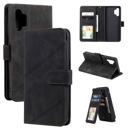 Skin Feel Business Horizontal Flip PU Leather Case with Holder & Multi-Card Slots & Wallet & Lanyard & Photo Frame, For Samsung Galaxy A10 / M10, For Samsung Galaxy A20 / A30, For Samsung Galaxy A32 4G, For Samsung Galaxy A50
