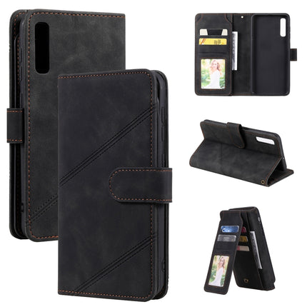 Skin Feel Business Horizontal Flip PU Leather Case with Holder & Multi-Card Slots & Wallet & Lanyard & Photo Frame, For Samsung Galaxy A10 / M10, For Samsung Galaxy A20 / A30, For Samsung Galaxy A32 4G, For Samsung Galaxy A50