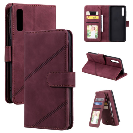 Skin Feel Business Horizontal Flip PU Leather Case with Holder & Multi-Card Slots & Wallet & Lanyard & Photo Frame, For Samsung Galaxy A10 / M10, For Samsung Galaxy A20 / A30, For Samsung Galaxy A32 4G, For Samsung Galaxy A50