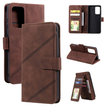Skin Feel Business Horizontal Flip PU Leather Case with Holder & Multi-Card Slots & Wallet & Lanyard & Photo Frame, For Samsung Galaxy A52 5G / 4G, For Samsung Galaxy A72 5G / 4G, For Samsung Galaxy A51, For Samsung Galaxy Note20 Ultra