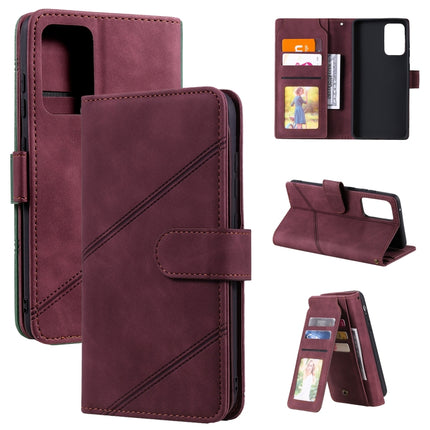 Skin Feel Business Horizontal Flip PU Leather Case with Holder & Multi-Card Slots & Wallet & Lanyard & Photo Frame, For Samsung Galaxy A52 5G / 4G, For Samsung Galaxy A72 5G / 4G, For Samsung Galaxy A51, For Samsung Galaxy Note20 Ultra