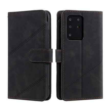 Skin Feel Business Horizontal Flip PU Leather Case with Holder & Multi-Card Slots & Wallet & Lanyard & Photo Frame, For Samsung Galaxy S20 Ultra, For Samsung Galaxy S21 Ultra 5G, For Samsung Galaxy A02s EU Version, For Samsung Galaxy A7 2018