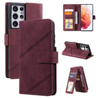For Samsung Galaxy S21 Ultra 5G / Wine Red