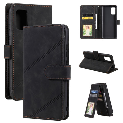 Skin Feel Business Horizontal Flip PU Leather Case with Holder & Multi-Card Slots & Wallet & Lanyard & Photo Frame, For Samsung Galaxy S20 Ultra, For Samsung Galaxy S21 Ultra 5G, For Samsung Galaxy A02s EU Version, For Samsung Galaxy A7 2018