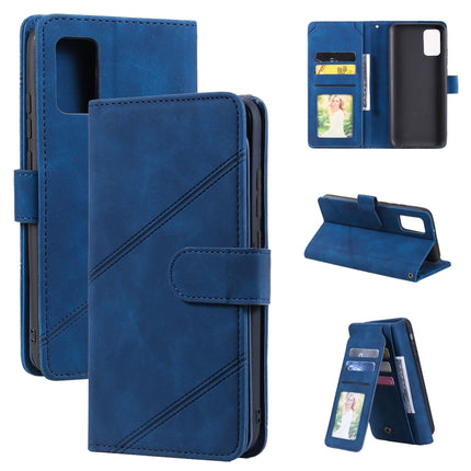 Skin Feel Business Horizontal Flip PU Leather Case with Holder & Multi-Card Slots & Wallet & Lanyard & Photo Frame, For Samsung Galaxy S20 Ultra, For Samsung Galaxy S21 Ultra 5G, For Samsung Galaxy A02s EU Version, For Samsung Galaxy A7 2018