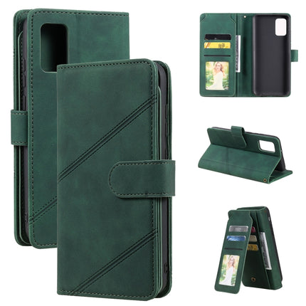 Skin Feel Business Horizontal Flip PU Leather Case with Holder & Multi-Card Slots & Wallet & Lanyard & Photo Frame, For Samsung Galaxy S20 Ultra, For Samsung Galaxy S21 Ultra 5G, For Samsung Galaxy A02s EU Version, For Samsung Galaxy A7 2018