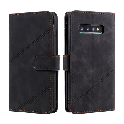 Skin Feel Business Horizontal Flip PU Leather Case with Holder & Multi-Card Slots & Wallet & Lanyard & Photo Frame, For Samsung Galaxy S10+, For Samsung Galaxy A12, For Samsung Galaxy S21+ 5G, For Samsung Galaxy Note9