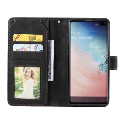 Skin Feel Business Horizontal Flip PU Leather Case with Holder & Multi-Card Slots & Wallet & Lanyard & Photo Frame, For Samsung Galaxy S10+, For Samsung Galaxy A12, For Samsung Galaxy S21+ 5G, For Samsung Galaxy Note9
