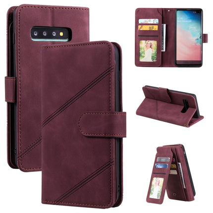 Skin Feel Business Horizontal Flip PU Leather Case with Holder & Multi-Card Slots & Wallet & Lanyard & Photo Frame, For Samsung Galaxy S10+, For Samsung Galaxy A12, For Samsung Galaxy S21+ 5G, For Samsung Galaxy Note9