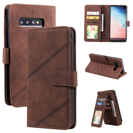 Skin Feel Business Horizontal Flip PU Leather Case with Holder & Multi-Card Slots & Wallet & Lanyard & Photo Frame, For Samsung Galaxy S10+, For Samsung Galaxy A12, For Samsung Galaxy S21+ 5G, For Samsung Galaxy Note9
