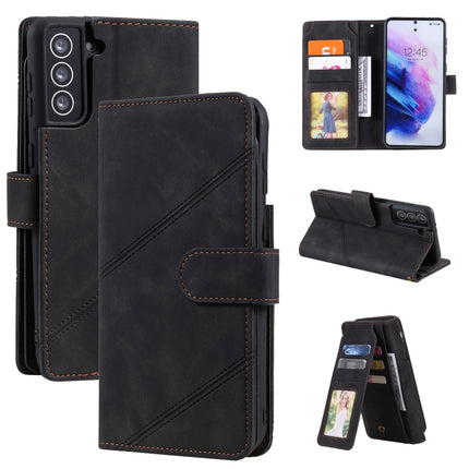 Skin Feel Business Horizontal Flip PU Leather Case with Holder & Multi-Card Slots & Wallet & Lanyard & Photo Frame, For Samsung Galaxy S10+, For Samsung Galaxy A12, For Samsung Galaxy S21+ 5G, For Samsung Galaxy Note9