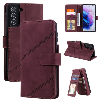 Skin Feel Business Horizontal Flip PU Leather Case with Holder & Multi-Card Slots & Wallet & Lanyard & Photo Frame, For Samsung Galaxy S10+, For Samsung Galaxy A12, For Samsung Galaxy S21+ 5G, For Samsung Galaxy Note9