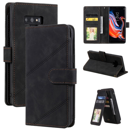 Skin Feel Business Horizontal Flip PU Leather Case with Holder & Multi-Card Slots & Wallet & Lanyard & Photo Frame, For Samsung Galaxy S10+, For Samsung Galaxy A12, For Samsung Galaxy S21+ 5G, For Samsung Galaxy Note9