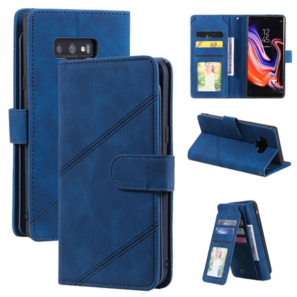 Skin Feel Business Horizontal Flip PU Leather Case with Holder & Multi-Card Slots & Wallet & Lanyard & Photo Frame, For Samsung Galaxy S10+, For Samsung Galaxy A12, For Samsung Galaxy S21+ 5G, For Samsung Galaxy Note9