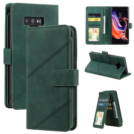 Skin Feel Business Horizontal Flip PU Leather Case with Holder & Multi-Card Slots & Wallet & Lanyard & Photo Frame, For Samsung Galaxy S10+, For Samsung Galaxy A12, For Samsung Galaxy S21+ 5G, For Samsung Galaxy Note9