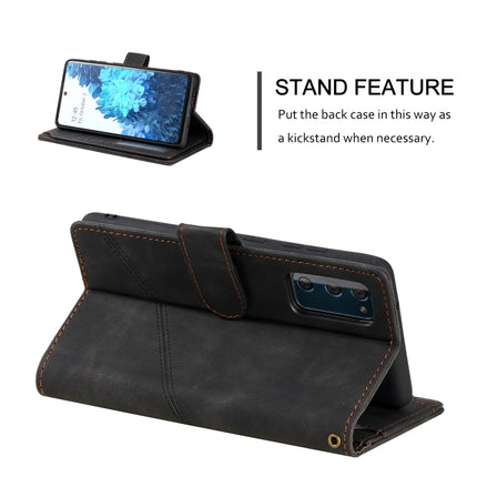 Skin Feel Business Horizontal Flip PU Leather Case with Holder & Multi-Card Slots & Wallet & Lanyard & Photo Frame, For Samsung Galaxy S20 FE, For Samsung Galaxy S20+, For Samsung Galaxy A21s, For Samsung Galaxy A40