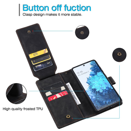 Skin Feel Business Horizontal Flip PU Leather Case with Holder & Multi-Card Slots & Wallet & Lanyard & Photo Frame, For Samsung Galaxy S20 FE, For Samsung Galaxy S20+, For Samsung Galaxy A21s, For Samsung Galaxy A40