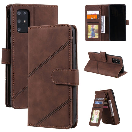 Skin Feel Business Horizontal Flip PU Leather Case with Holder & Multi-Card Slots & Wallet & Lanyard & Photo Frame, For Samsung Galaxy S20 FE, For Samsung Galaxy S20+, For Samsung Galaxy A21s, For Samsung Galaxy A40