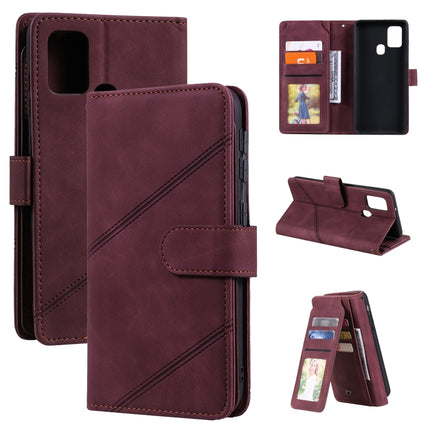 Skin Feel Business Horizontal Flip PU Leather Case with Holder & Multi-Card Slots & Wallet & Lanyard & Photo Frame, For Samsung Galaxy S20 FE, For Samsung Galaxy S20+, For Samsung Galaxy A21s, For Samsung Galaxy A40