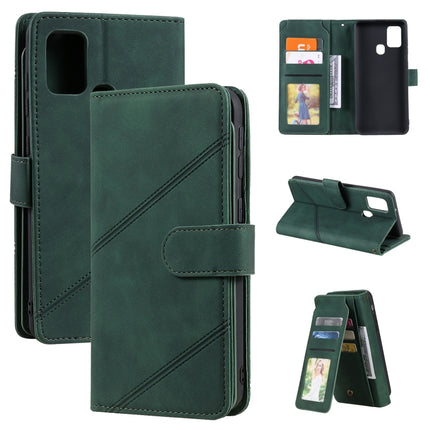 Skin Feel Business Horizontal Flip PU Leather Case with Holder & Multi-Card Slots & Wallet & Lanyard & Photo Frame, For Samsung Galaxy S20 FE, For Samsung Galaxy S20+, For Samsung Galaxy A21s, For Samsung Galaxy A40