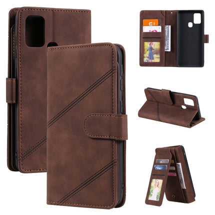 Skin Feel Business Horizontal Flip PU Leather Case with Holder & Multi-Card Slots & Wallet & Lanyard & Photo Frame, For Samsung Galaxy S20 FE, For Samsung Galaxy S20+, For Samsung Galaxy A21s, For Samsung Galaxy A40