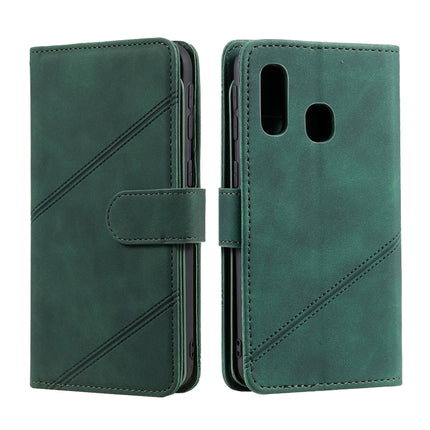 Skin Feel Business Horizontal Flip PU Leather Case with Holder & Multi-Card Slots & Wallet & Lanyard & Photo Frame, For Samsung Galaxy S20 FE, For Samsung Galaxy S20+, For Samsung Galaxy A21s, For Samsung Galaxy A40