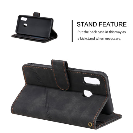 Skin Feel Business Horizontal Flip PU Leather Case with Holder & Multi-Card Slots & Wallet & Lanyard & Photo Frame, For Samsung Galaxy A20e, For Samsung Galaxy A70, For Samsung Galaxy Note10+, For Samsung Galaxy A5 2017