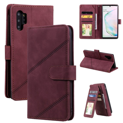 Skin Feel Business Horizontal Flip PU Leather Case with Holder & Multi-Card Slots & Wallet & Lanyard & Photo Frame, For Samsung Galaxy A20e, For Samsung Galaxy A70, For Samsung Galaxy Note10+, For Samsung Galaxy A5 2017