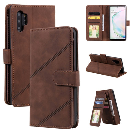 Skin Feel Business Horizontal Flip PU Leather Case with Holder & Multi-Card Slots & Wallet & Lanyard & Photo Frame, For Samsung Galaxy A20e, For Samsung Galaxy A70, For Samsung Galaxy Note10+, For Samsung Galaxy A5 2017