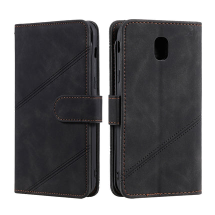 Skin Feel Business Horizontal Flip PU Leather Case with Holder & Multi-Card Slots & Wallet & Lanyard & Photo Frame, For Samsung Galaxy J5 2017