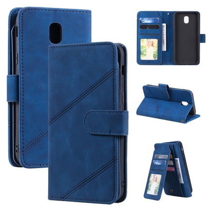 Skin Feel Business Horizontal Flip PU Leather Case with Holder & Multi-Card Slots & Wallet & Lanyard & Photo Frame, For Samsung Galaxy J5 2017