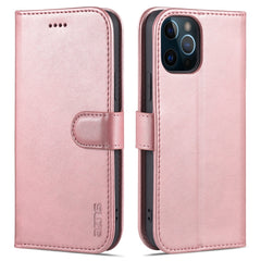 AZNS - Funda de piel con tapa horizontal con textura de piel de becerro, ranuras para tarjetas, soporte y billetera, para iPhone 12 Pro, para iPhone 12 Pro Max