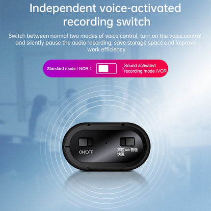 B800LI Clip-on HD Noise Reduction Recording Pen, Support TF Card & One-key Recording & OTG, 8GB, 16GB, 32GB, 128GB