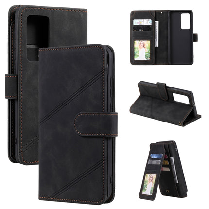 Skin Feel Business Horizontal Flip PU Leather Case with Holder & Multi-Card Slots & Wallet & Lanyard & Photo Frame, For Huawei P40 Pro, For Huawei P40 Lite, For Huawei P30 Pro