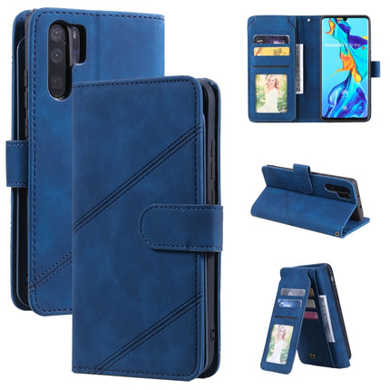Skin Feel Business Horizontal Flip PU Leather Case with Holder & Multi-Card Slots & Wallet & Lanyard & Photo Frame, For Huawei P40 Pro, For Huawei P40 Lite, For Huawei P30 Pro