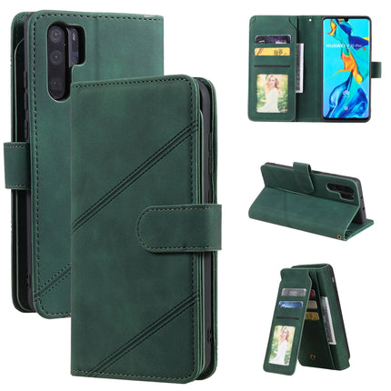 Skin Feel Business Horizontal Flip PU Leather Case with Holder & Multi-Card Slots & Wallet & Lanyard & Photo Frame, For Huawei P40 Pro, For Huawei P40 Lite, For Huawei P30 Pro