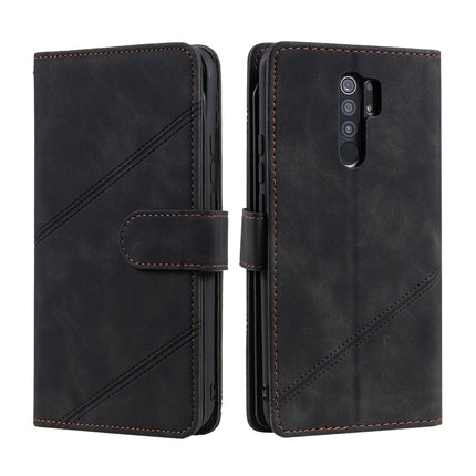 Skin Feel Business Horizontal Flip PU Leather Case with Holder & Multi-Card Slots & Wallet & Lanyard & Photo Frame, For Xiaomi Redmi 9, For Xiaomi Redmi Note 8 Pro