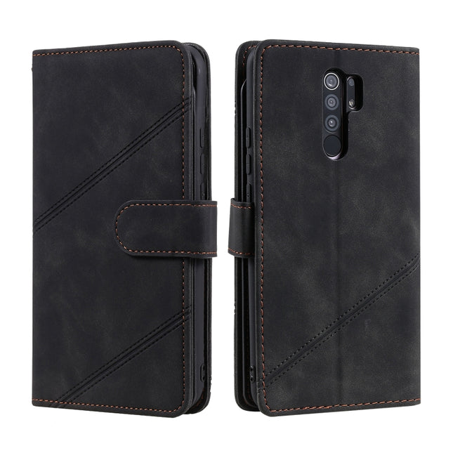 Skin Feel Business Horizontal Flip PU Leather Case with Holder & Multi-Card Slots & Wallet & Lanyard & Photo Frame, For Xiaomi Redmi 9, For Xiaomi Redmi Note 8 Pro
