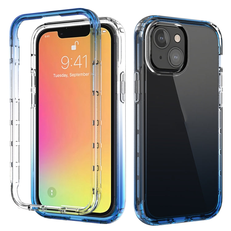 Shockproof High Transparency Two-color Gradual Change PC+TPU Candy Colors Protective Case, For iPhone 13 mini, For iPhone 13, For iPhone 13 Pro Max