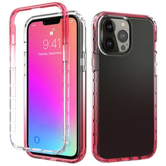 Shockproof High Transparency Two-color Gradual Change PC+TPU Candy Colors Protective Case, For iPhone 13 mini, For iPhone 13, For iPhone 13 Pro Max